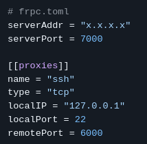 frp example from source
