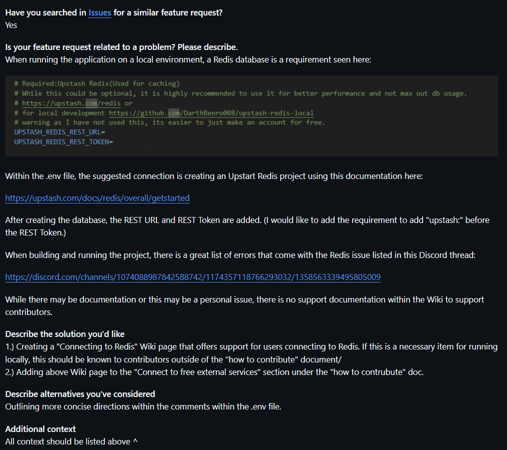 Redis Wiki Page Issue
