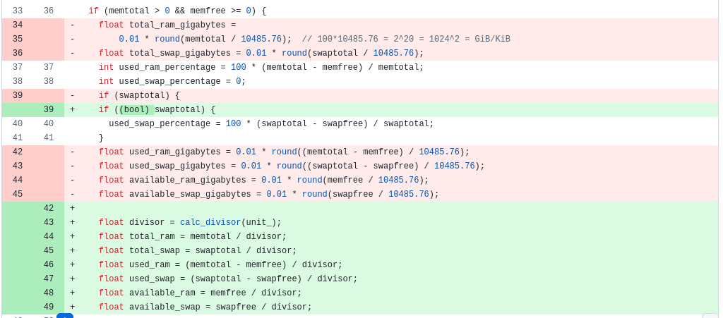 The main segment of code that fixes the issue