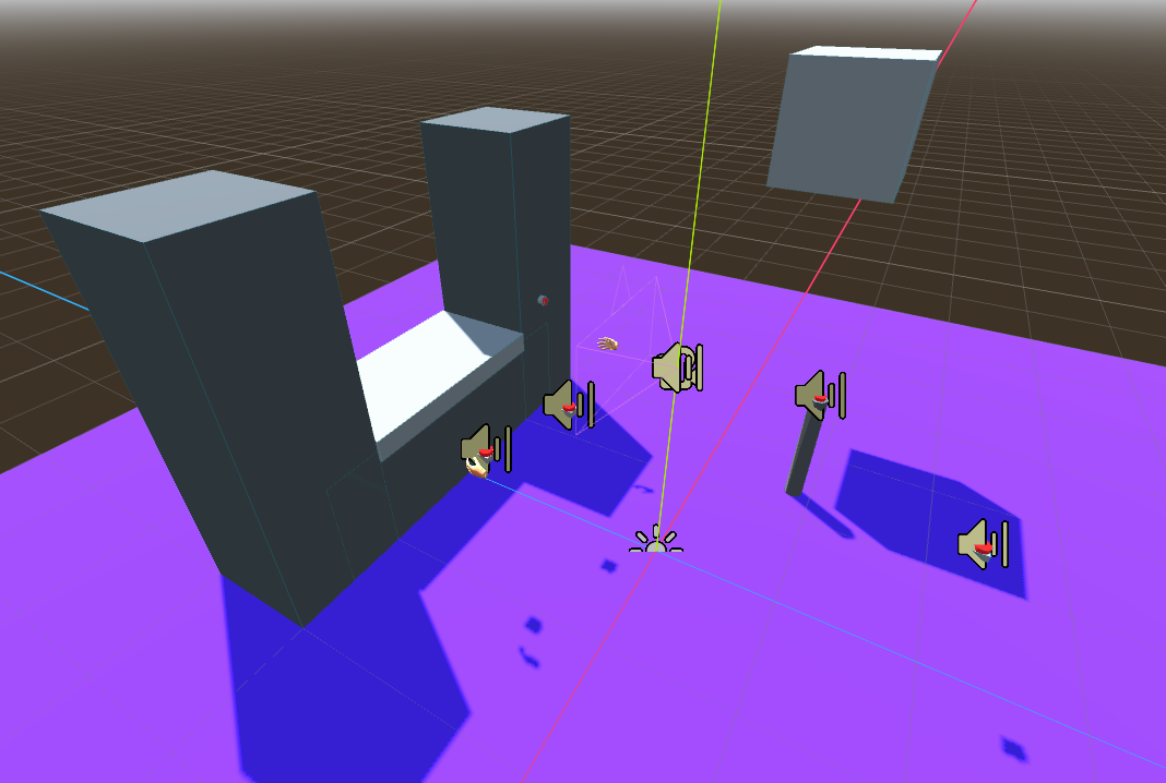 The "Physical Playground" testing scene
